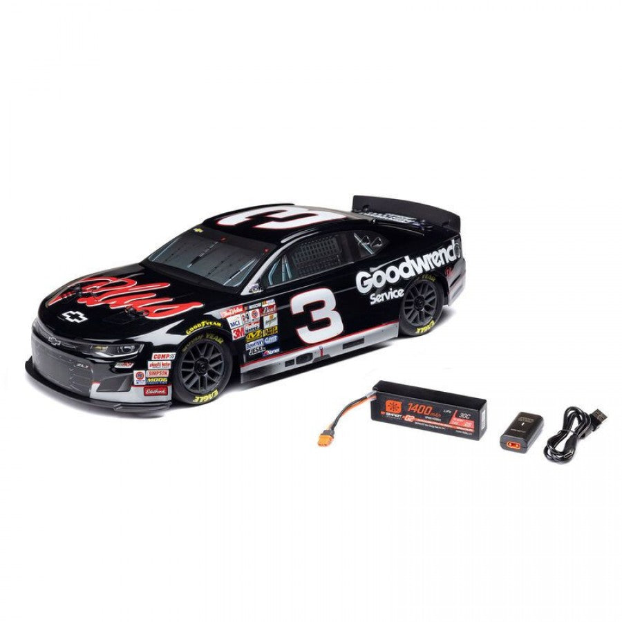 Losi 1/12 NASCAR RCR No. 3 GM Goodwrench ZL1 - Black – SOAR Hobby & More
