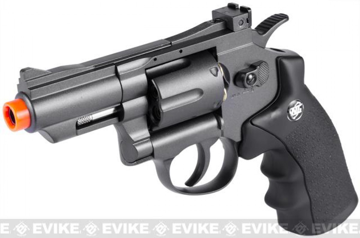 Wg Co Full Metal High Power Airsoft Mm Magnum Gas Revolver Length Black Soar Hobby